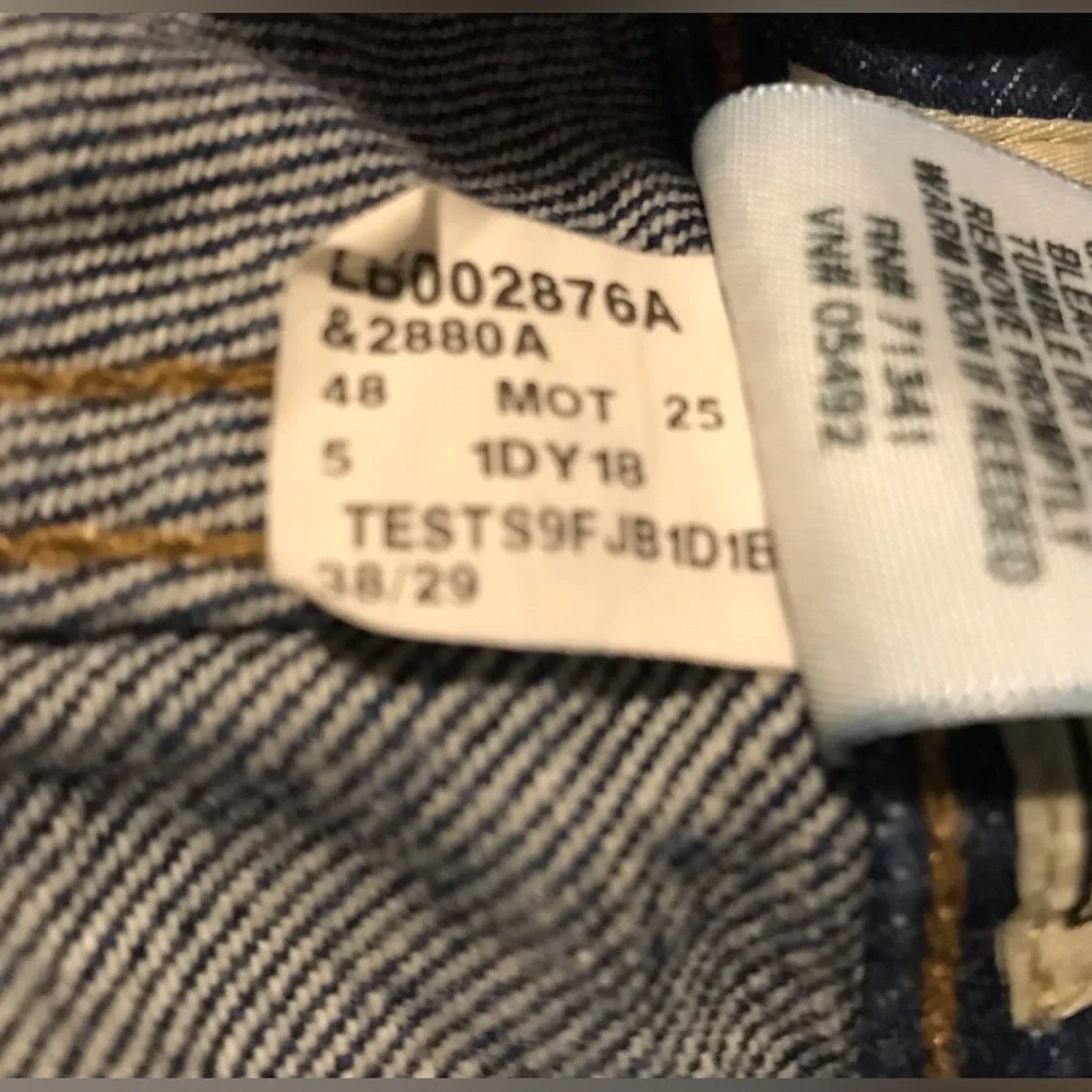 NWOT Vintage LL BEAN Natural Fit Denim Jeans 38x29 Work Outdoors Rlx Carhartt Ld